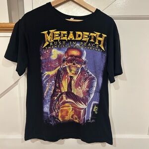 Megadeth Rust In Peace 20th Anniversary  Shirt Vintage M black